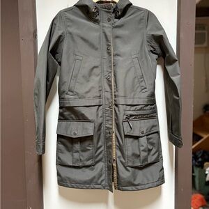 Roots Canada fleece lined rain jacket